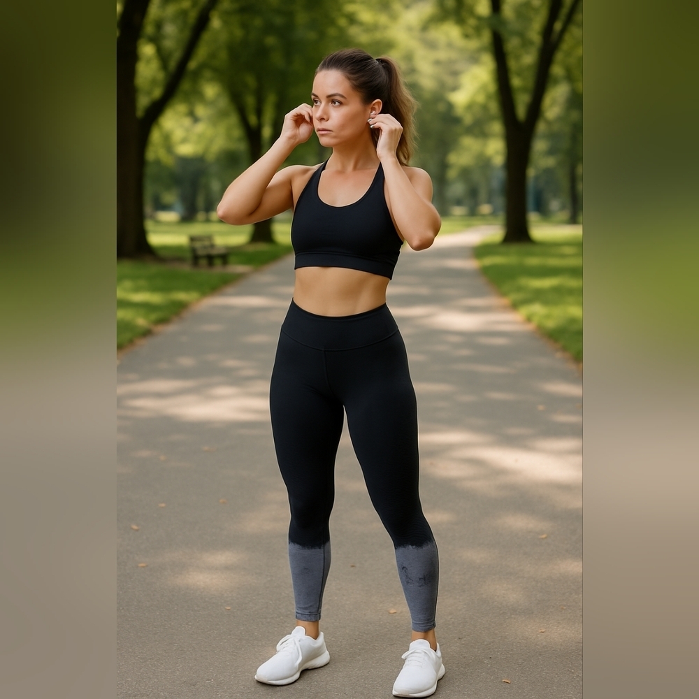 SPIRITUAL GANGSTER High Rise Ribbed Tie Dye Legging